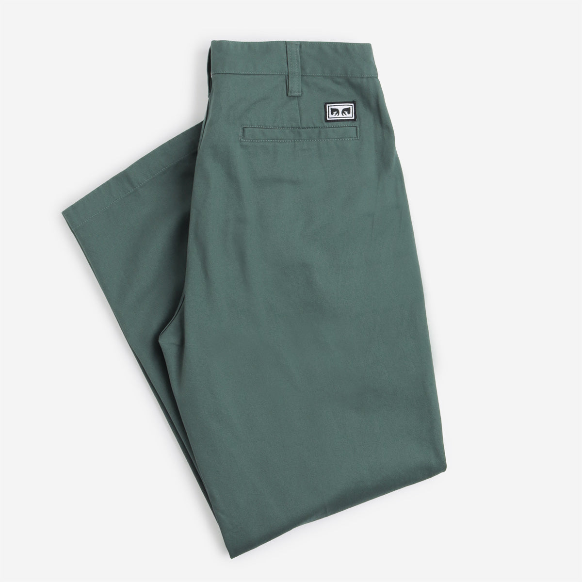 main OBEY Estate Pant, Silver Pine, Detail Shot 1