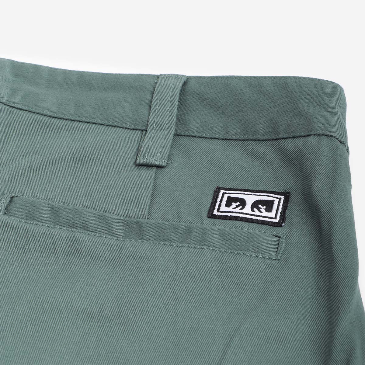 main OBEY Estate Pant, Silver Pine, Detail Shot 5