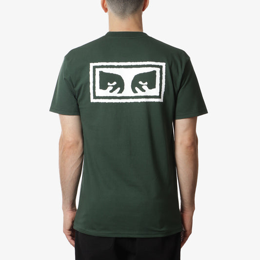 OBEY Eyes 3 T-Shirt, Forest Green, Detail Shot 1