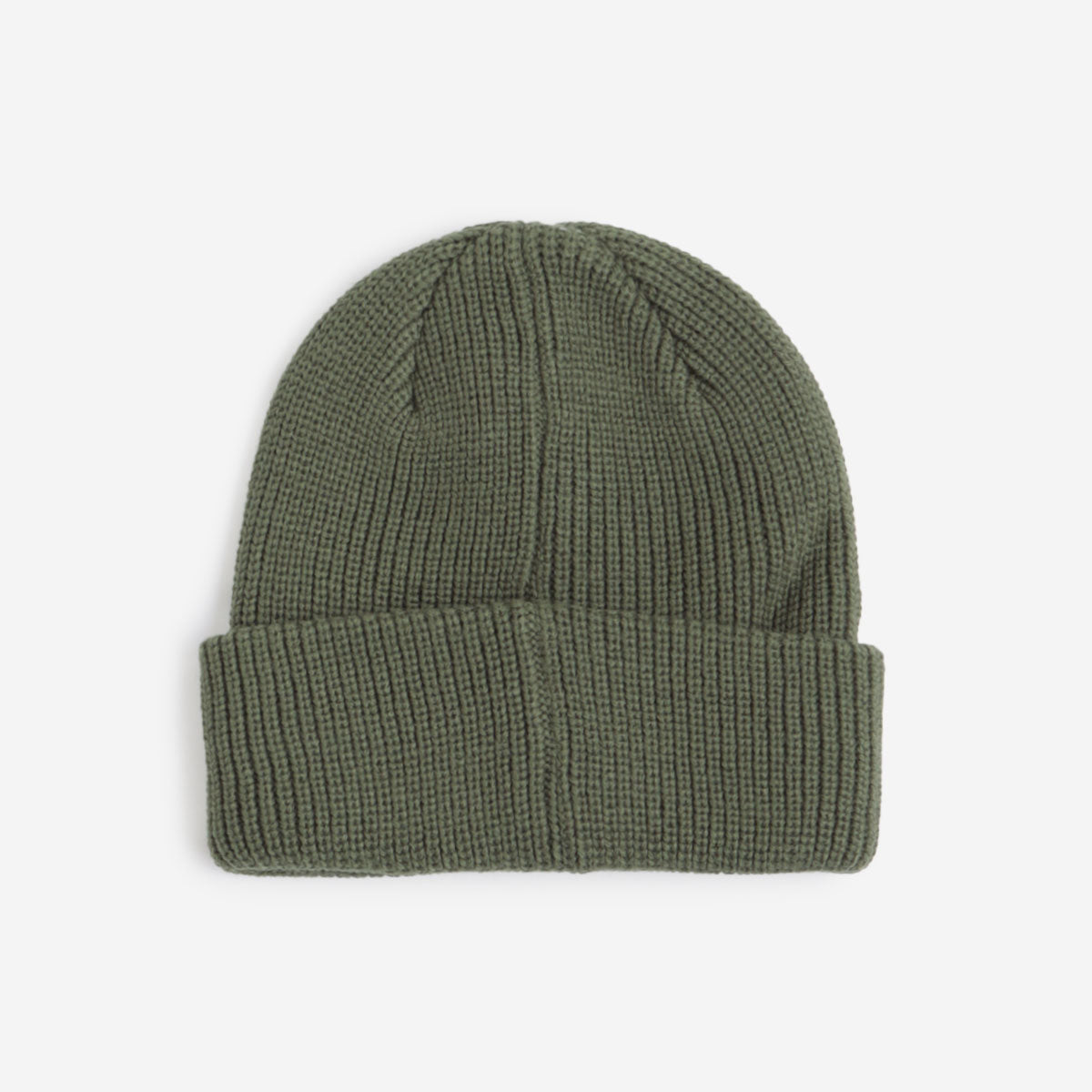 main OBEY Mid Icon Patch Cuff Beanie, Army, Detail Shot 2