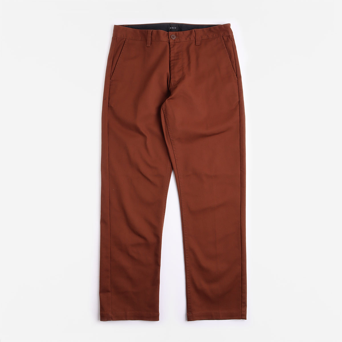 main OBEY Straggler Pant, Sepia Brown, Detail Shot 2