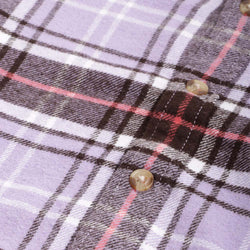 thumbnail OBEY Terrace Woven Shirt, Purple Rose Multi, Detail Shot 3