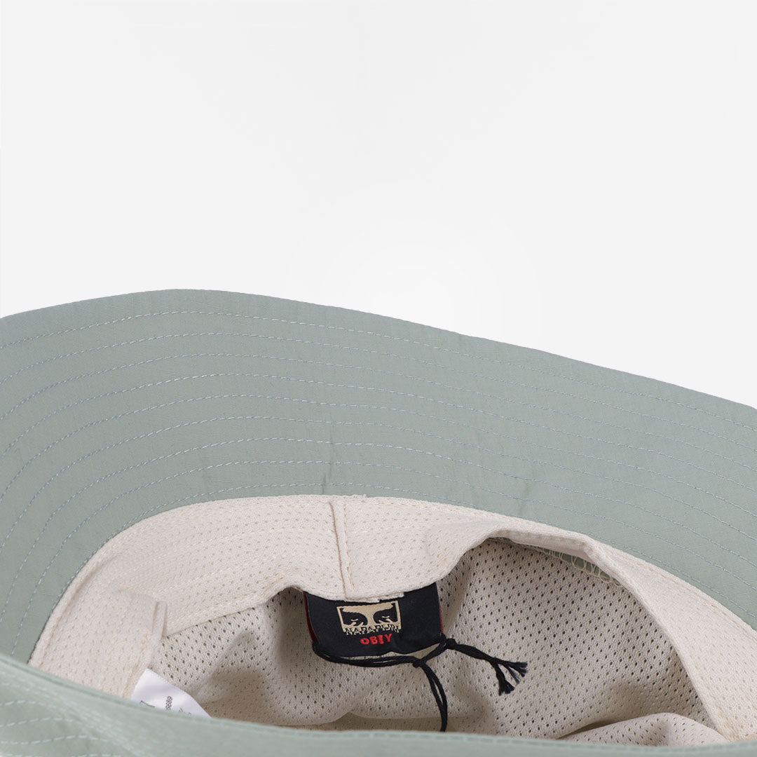 main OBEY x Napapijri Bucket Hat, Green Fairmont, Detail Shot 4