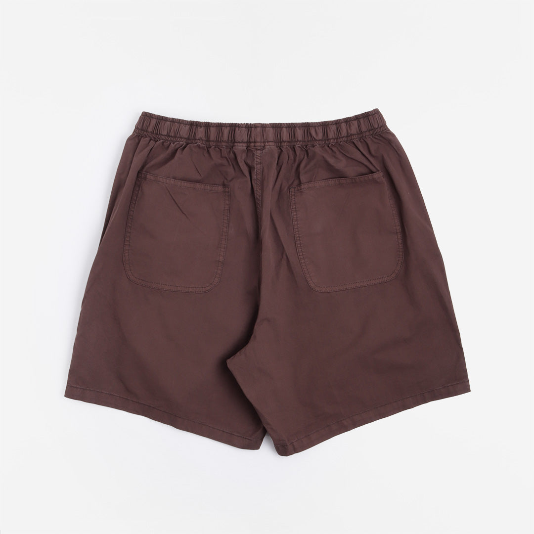 main OBEY Easy Pigment Trail Shorts, Pigment Java Brown, Detail Shot 4