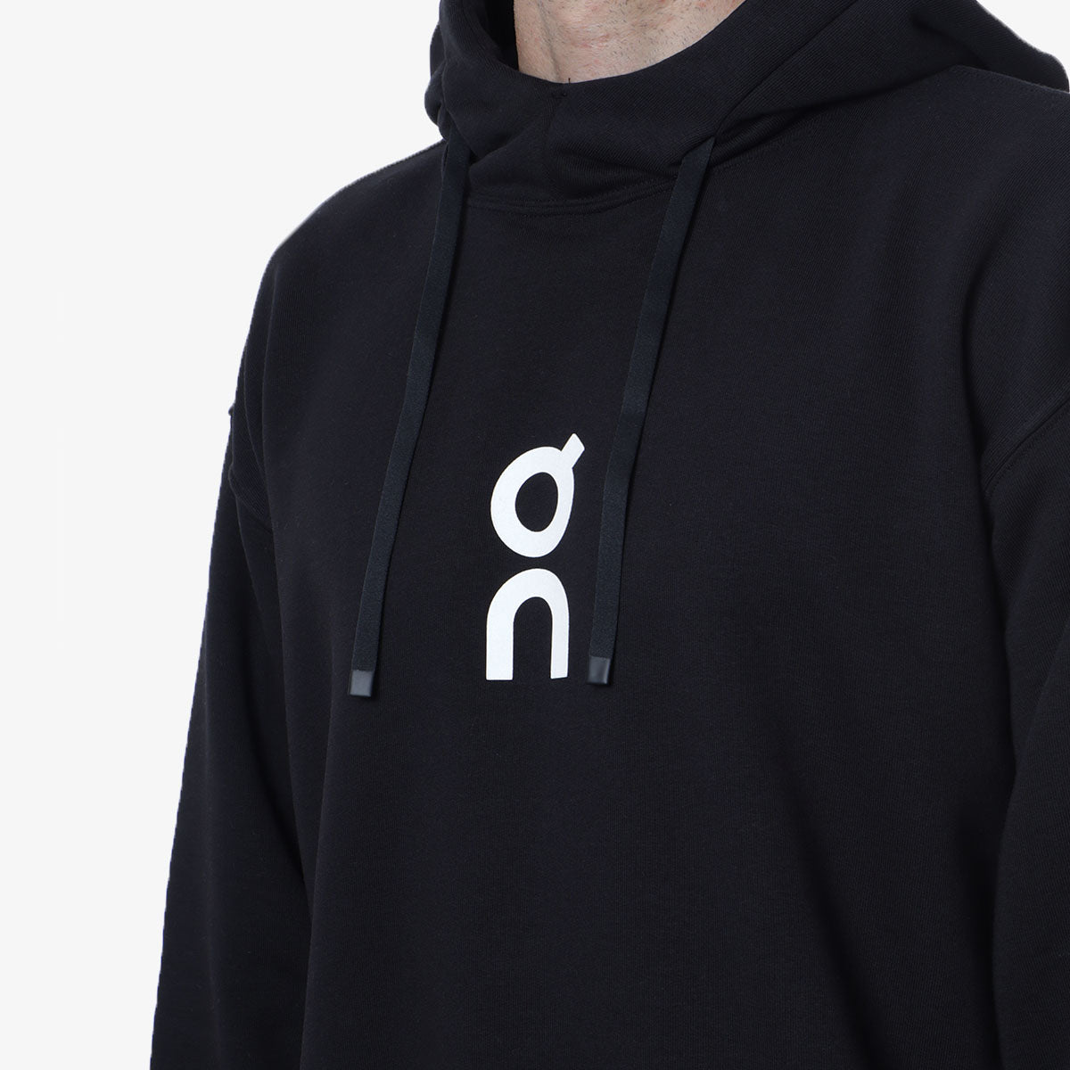 ON Club Hoodie, Black, Detail Shot 2