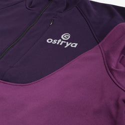 thumbnail Ostrya Rove Half Zip Tech Fleece, Violet, Detail Shot 2