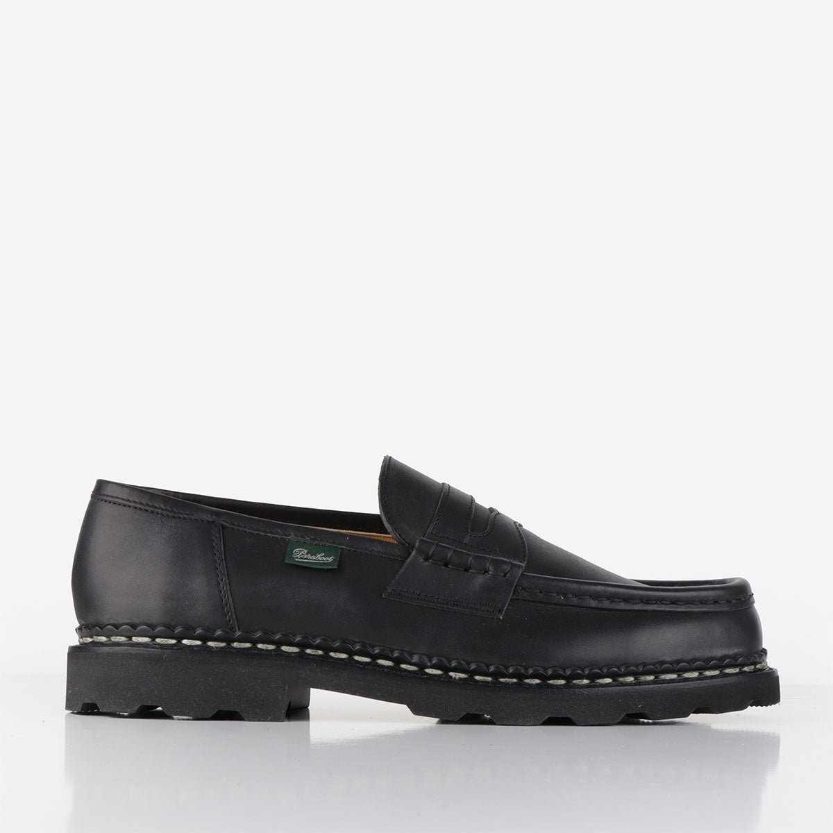 Paraboot Reims Shoes, Black, Detail Shot 1