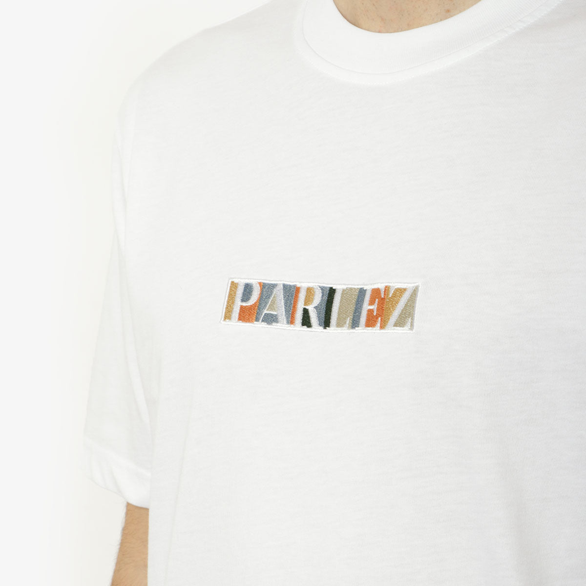 Parlez Cowan T-Shirt, White, Detail Shot 2