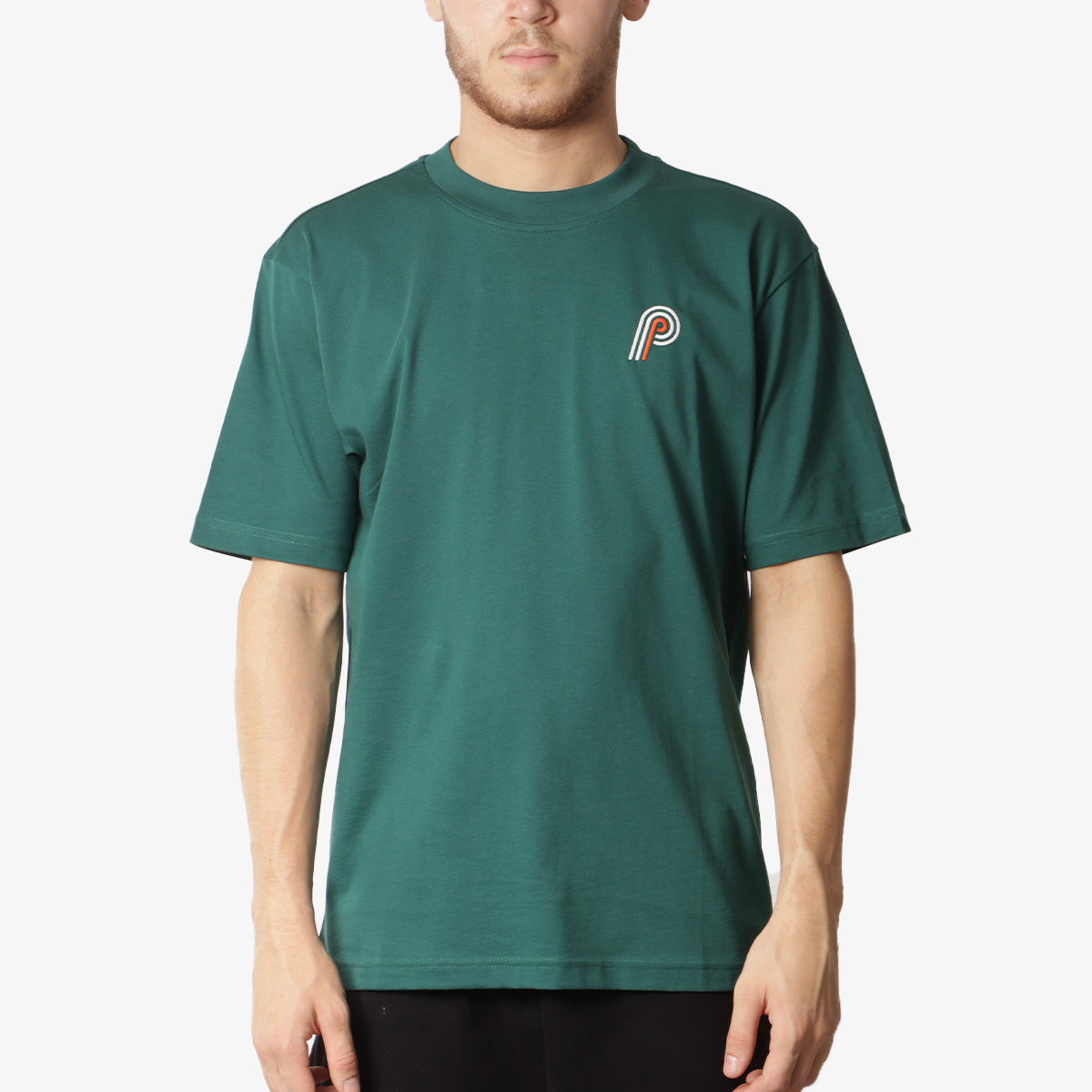 Parlez Dabney T-Shirt, Deep Green, Detail Shot 2