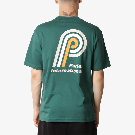 Parlez Dabney T-Shirt, Deep Green, Detail Shot 1