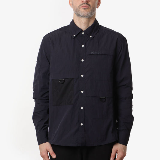 Parlez Dustin Shirt, Navy, Detail Shot 1