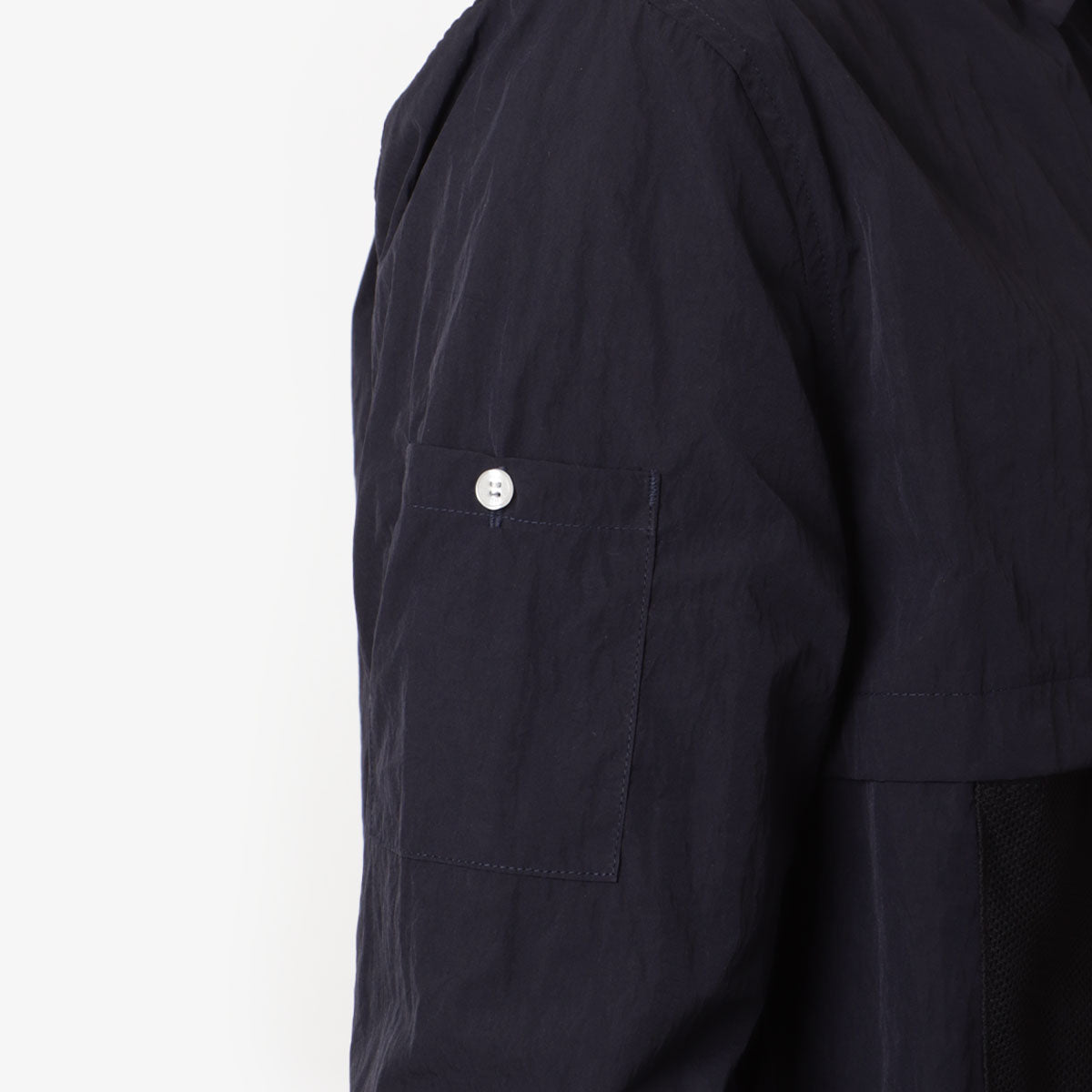 main Parlez Dustin Shirt, Navy, Detail Shot 3