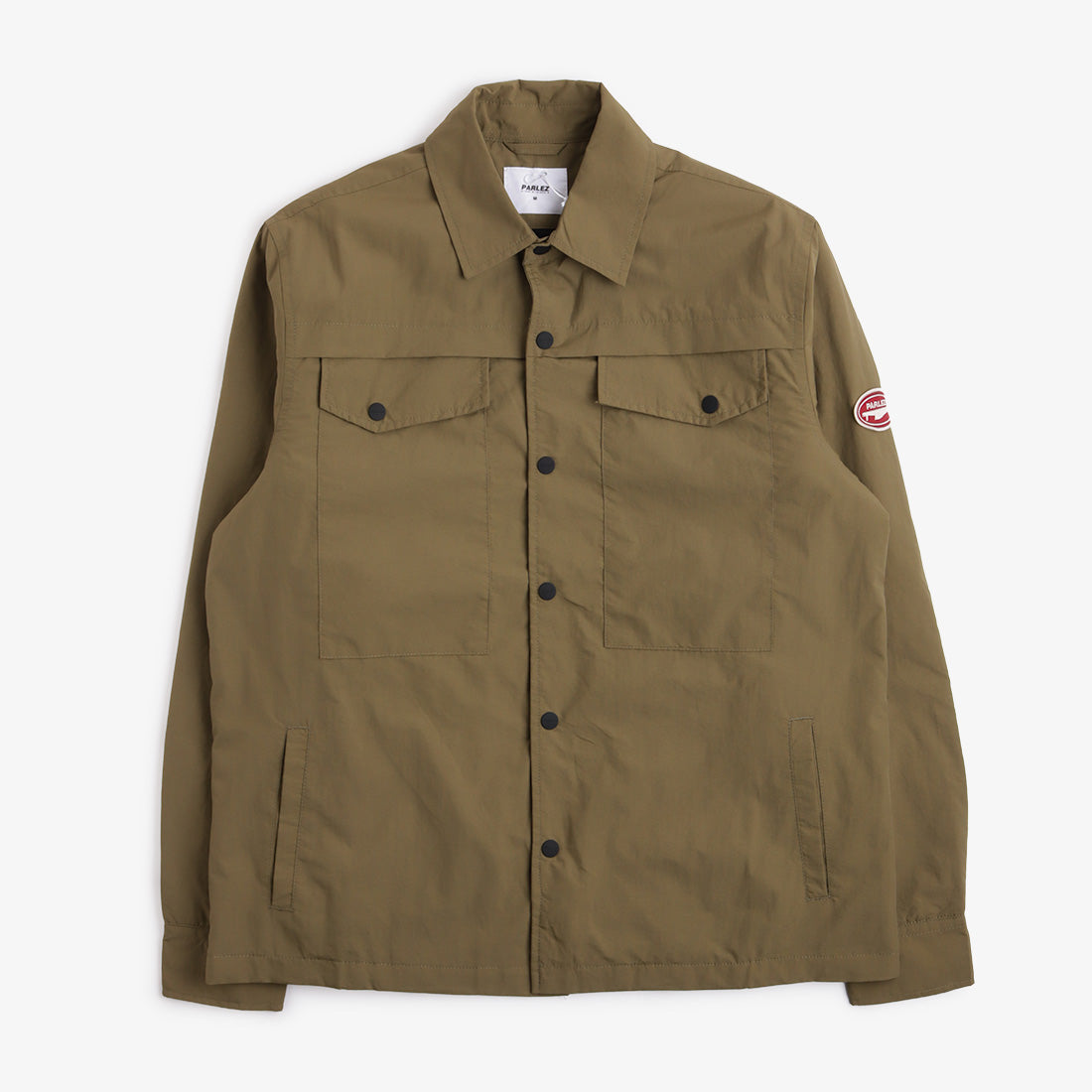 main Parlez Frame Shirt, Khaki, Detail Shot 1