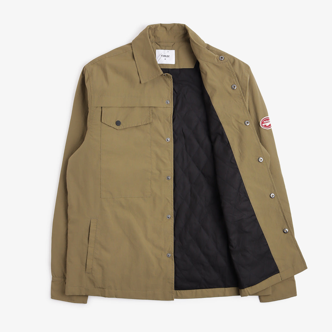 main Parlez Frame Shirt, Khaki, Detail Shot 5