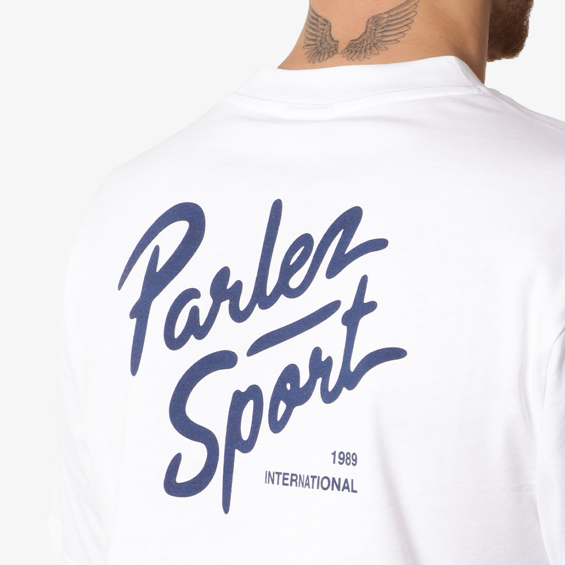 Parlez Hondo T-Shirt, White, Detail Shot 3