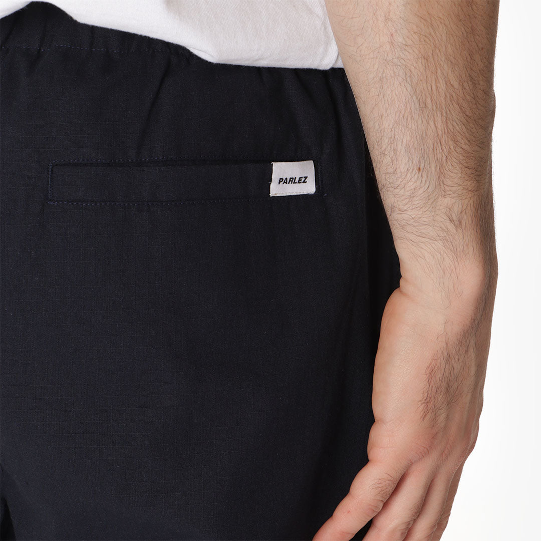 Parlez Luis Trousers, Navy, Detail Shot 3