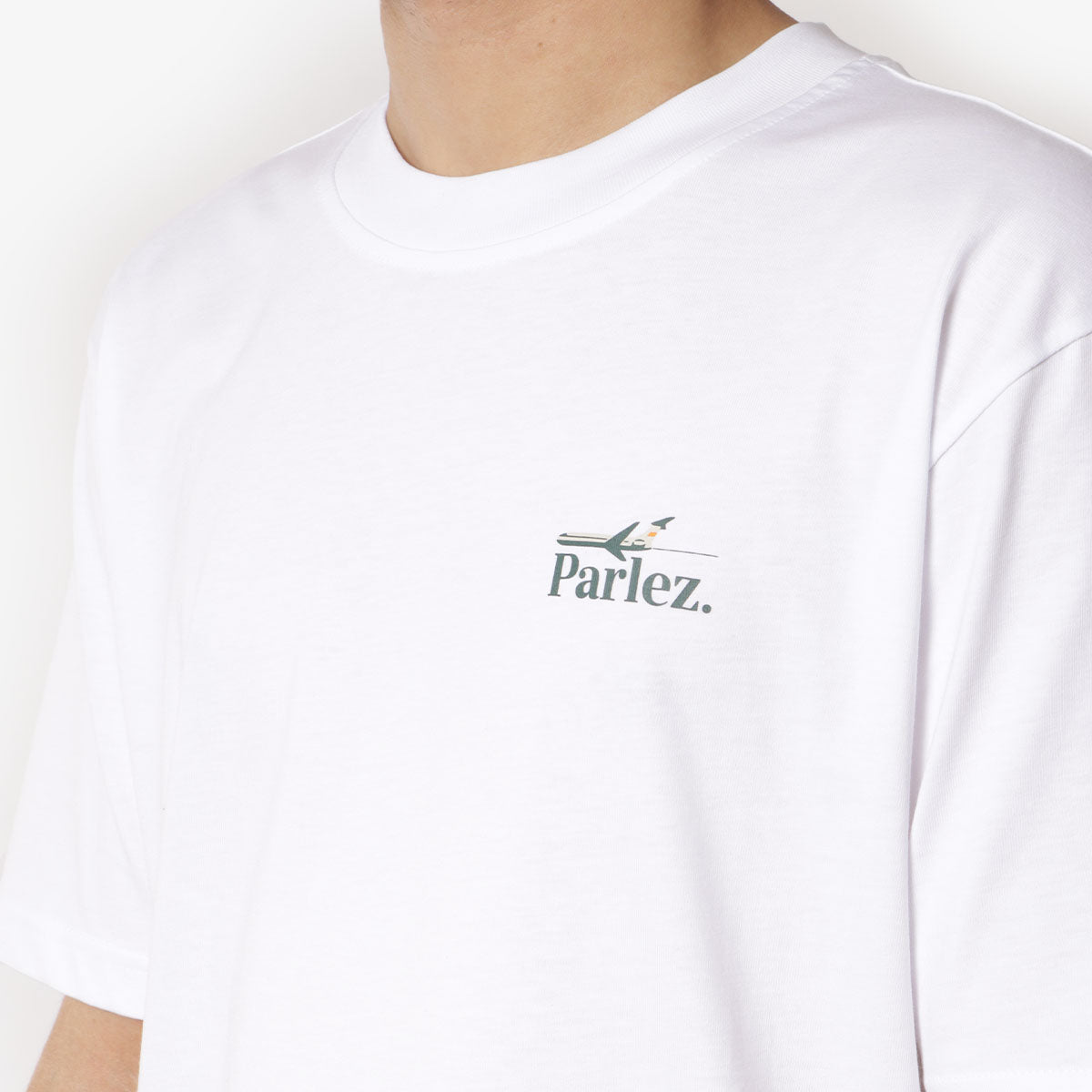 Parlez Worldwide T-Shirt, White, Detail Shot 3