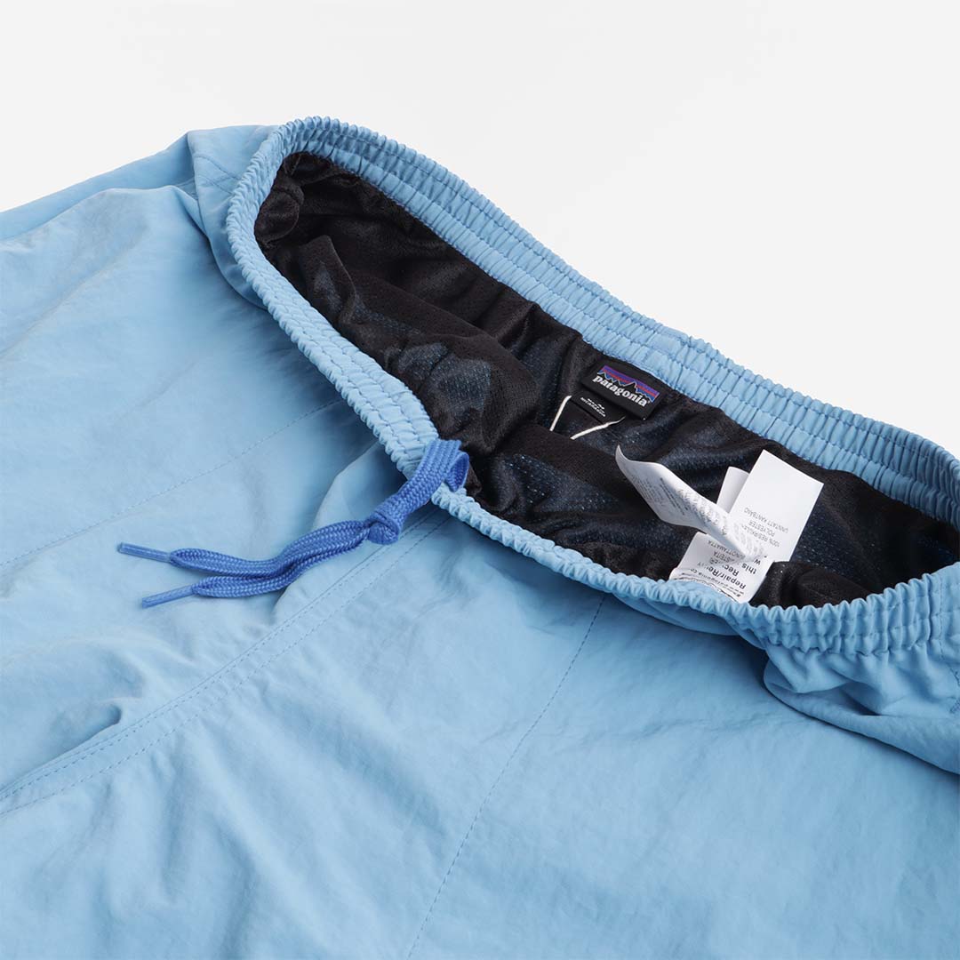 main Patagonia Baggies 5" Shorts, Lago Blue, Detail Shot 4