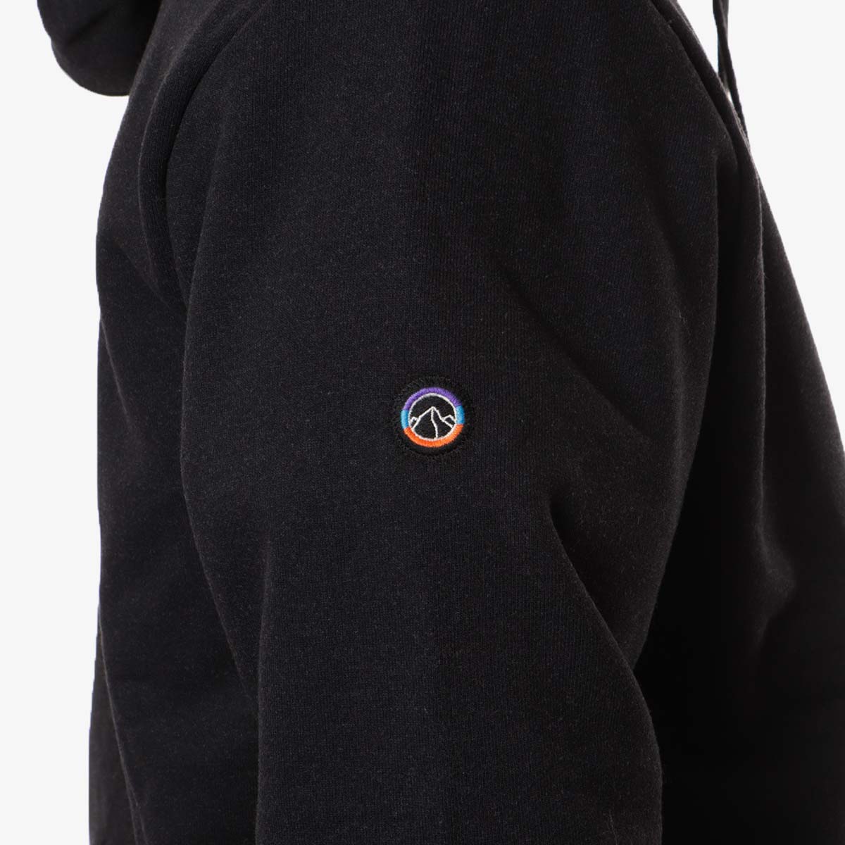 Patagonia Fitz Roy Icon Uprisal Hoodie, Ink Black, Detail Shot 4