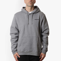 thumbnail Patagonia Fitz Roy Icon Uprisal Hoodie, Gravel Heather, Detail Shot 1