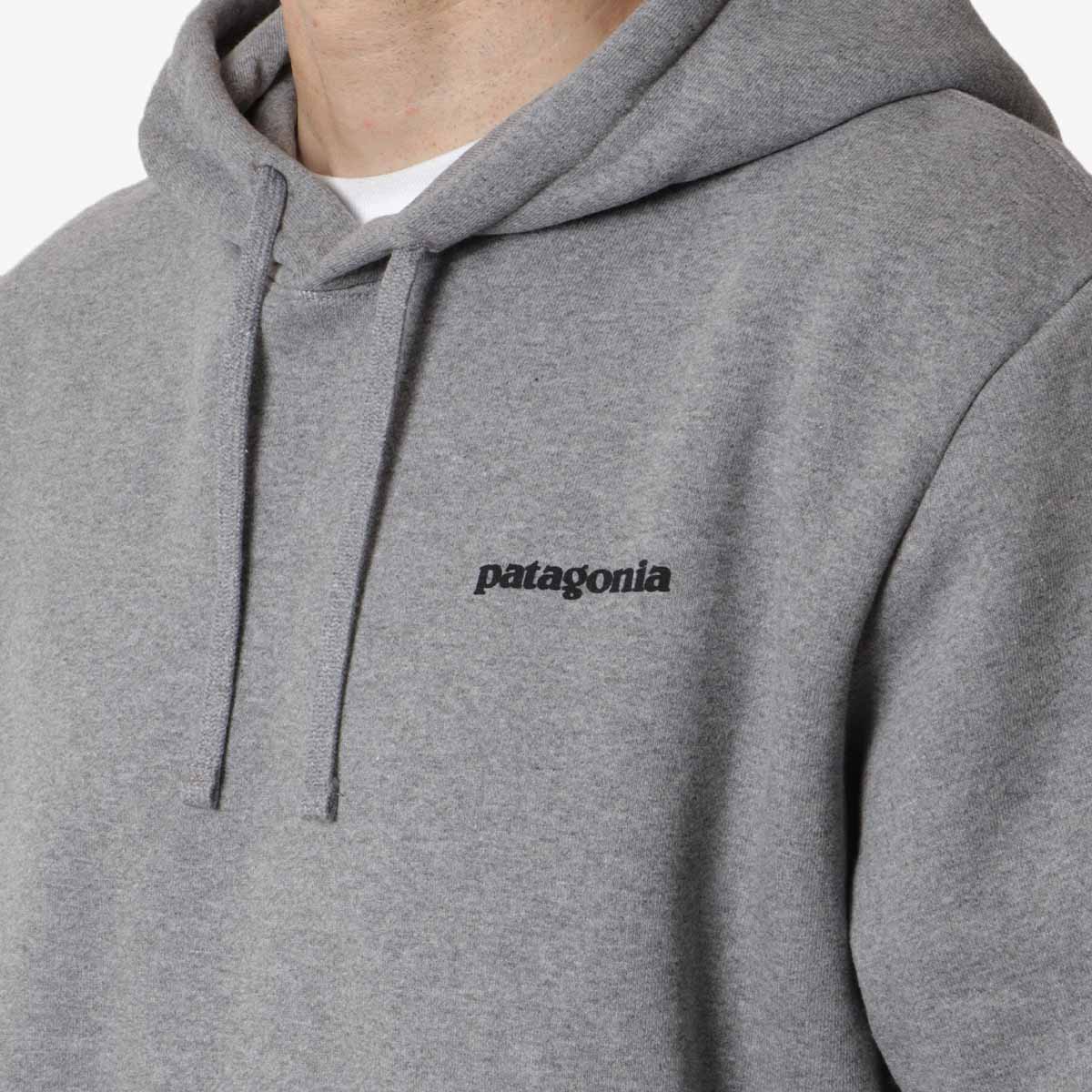 Patagonia Fitz Roy Icon Uprisal Hoodie, Gravel Heather, Detail Shot 2