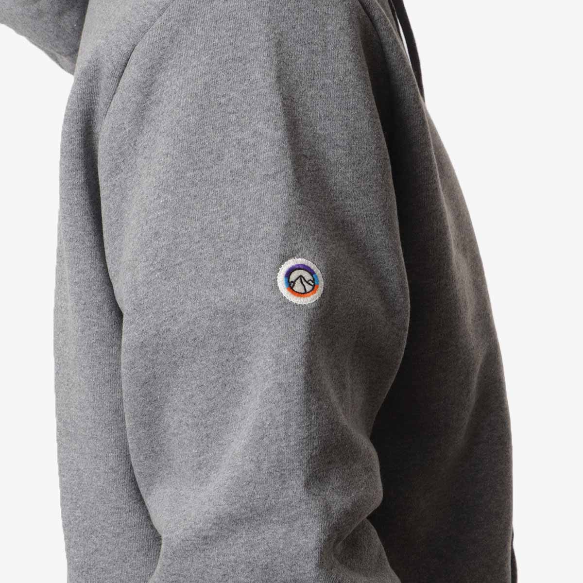 Patagonia Fitz Roy Icon Uprisal Hoodie, Gravel Heather, Detail Shot 3