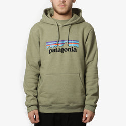 thumbnail Patagonia P-6 Logo Uprisal Hoodie, Buckhorn Green, Detail Shot 1