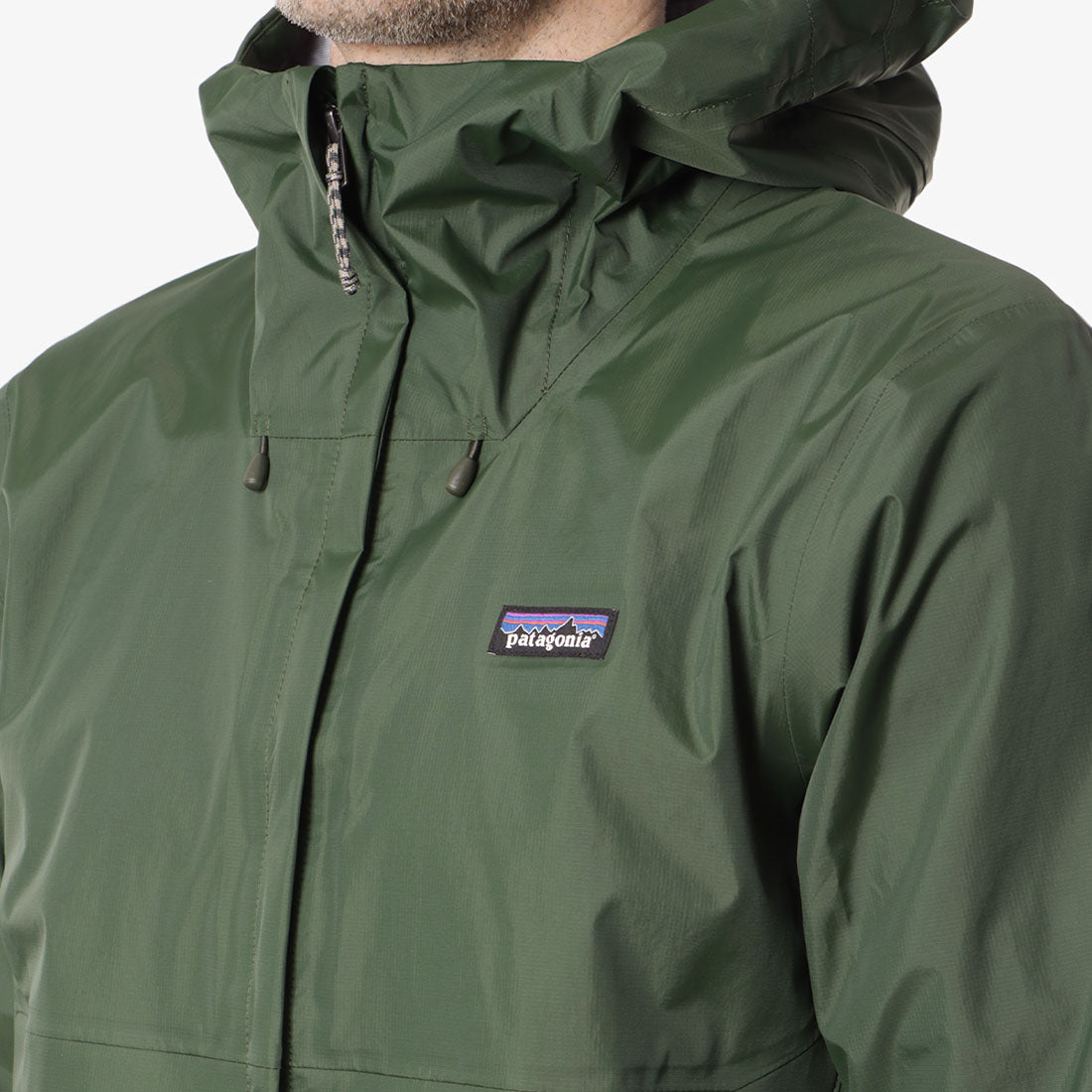 Patagonia Torrentshell 3L Jacket, Torrey Pine Green, Detail Shot 2