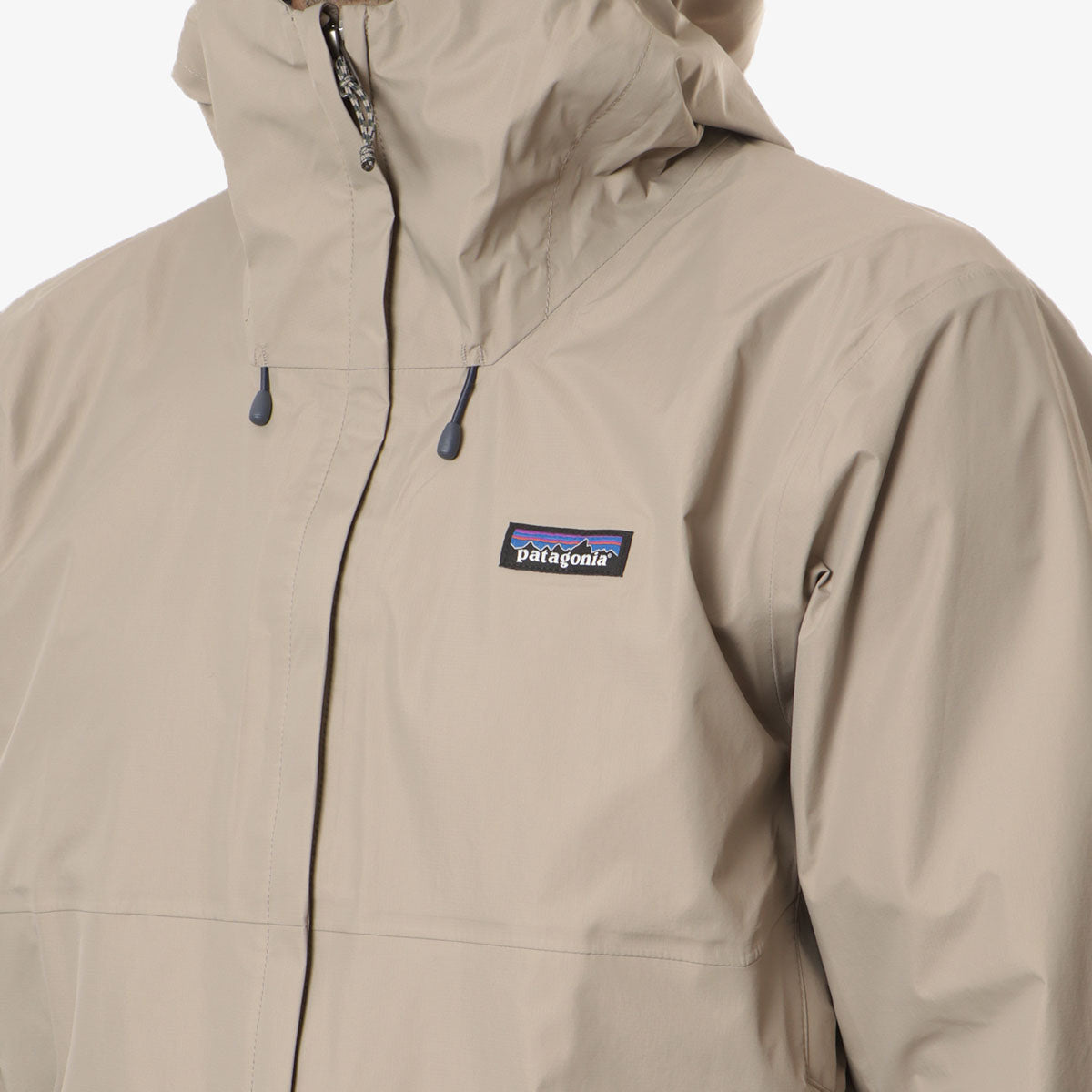 Patagonia Torrentshell 3L Jacket, Seabird Grey, Detail Shot 2