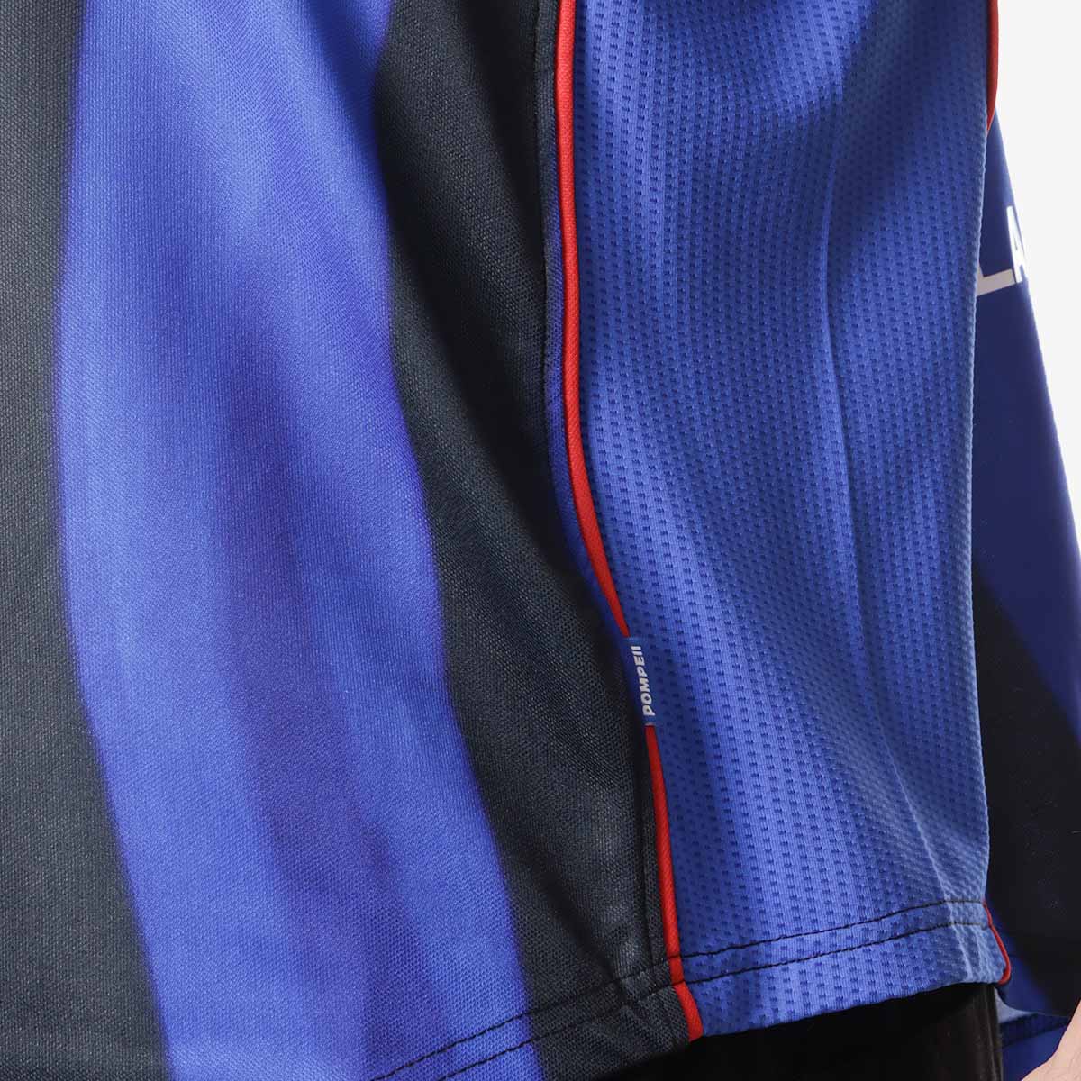 Pompeii Pre-Season Football Shirt, Blue, Detail Shot 4