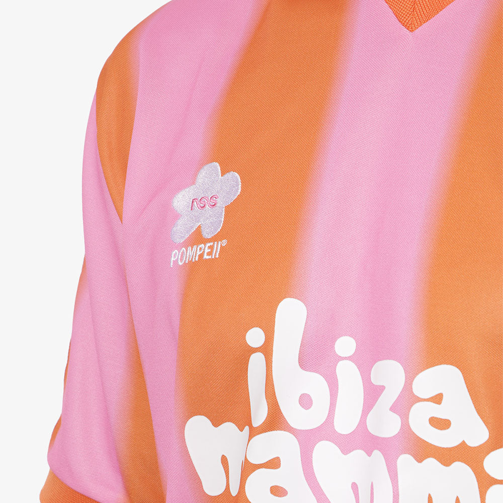 Pompeii Stripes Football Shirt, Pink, Detail Shot 2