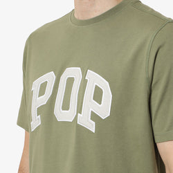 thumbnail Pop Trading Company Arch T-Shirt, Four Leaf Clover, Detail Shot 2