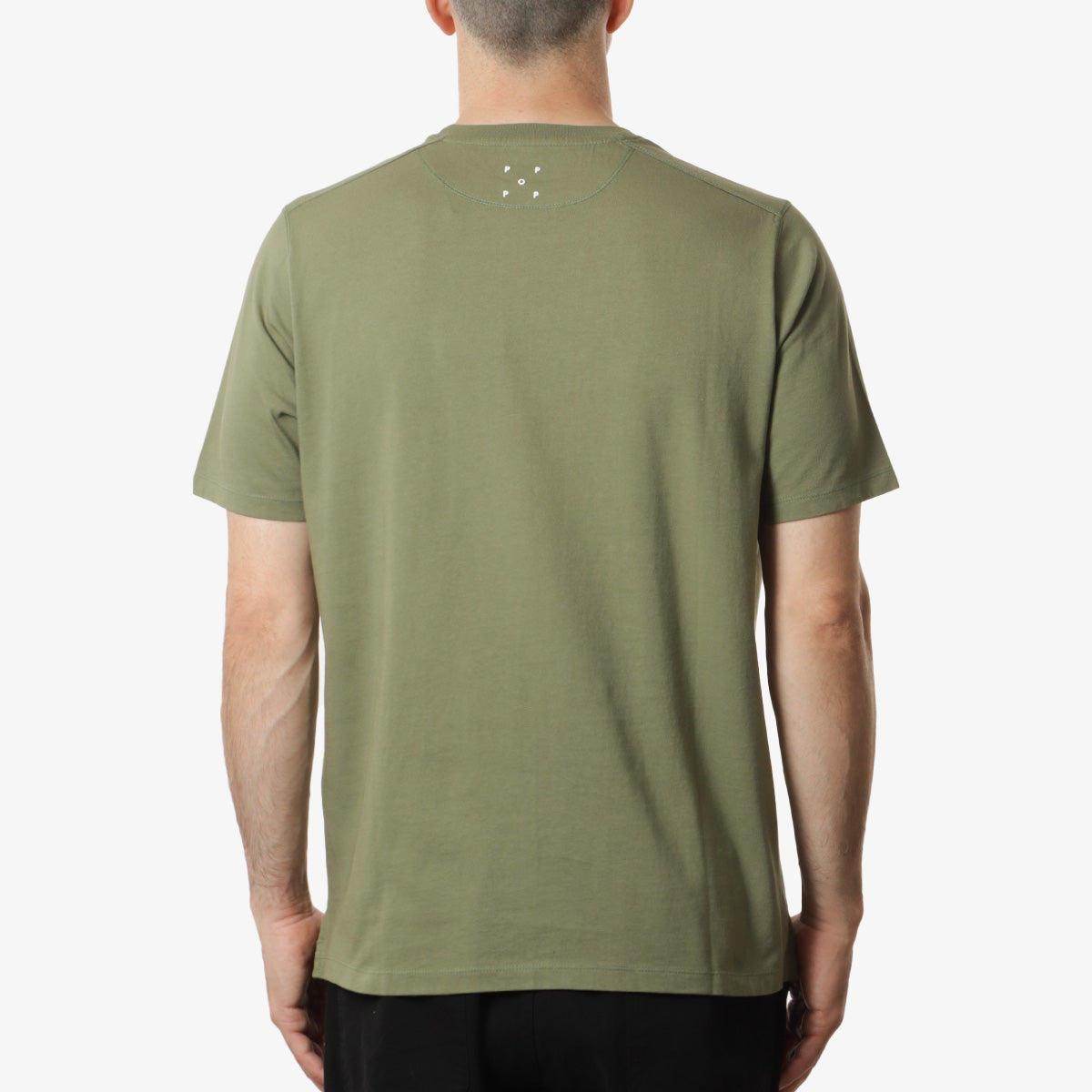 Pop Trading Company Arch T-Shirt, Four Leaf Clover, Detail Shot 4