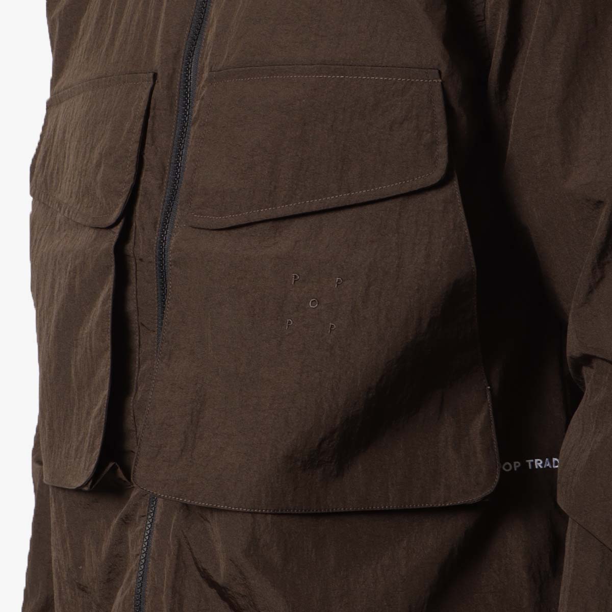 Pop Trading Company Boxer Overshirt, Delicioso, Detail Shot 2