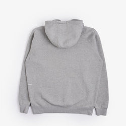 thumbnail Pop Trading Company College P Hoodie, Grey Heather, Detail Shot 8