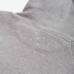 thumbnail Pop Trading Company College P Hoodie, Grey Heather, Detail Shot 9