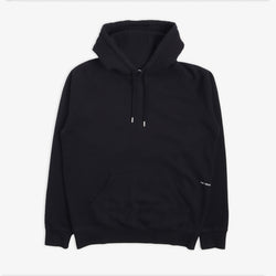 thumbnail Pop Trading Company Logo Hoodie, Black, White, Detail Shot 5