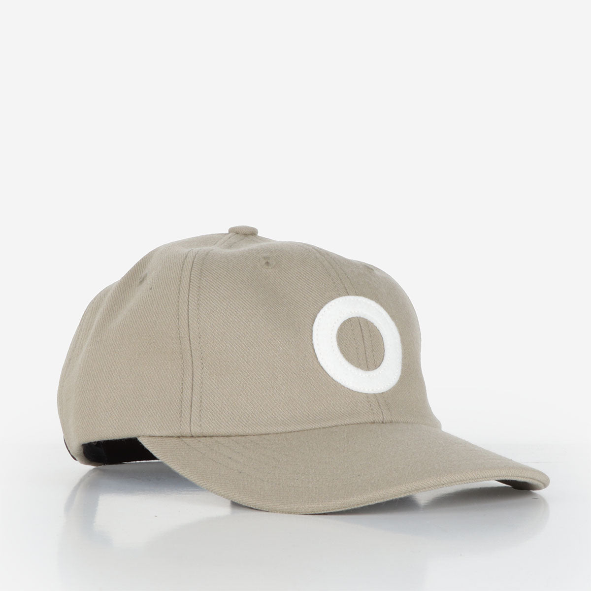 Pop Trading Company O Six Panel Hat, Khaki, Detail Shot 1