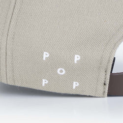 thumbnail Pop Trading Company O Six Panel Hat, Khaki, Detail Shot 4