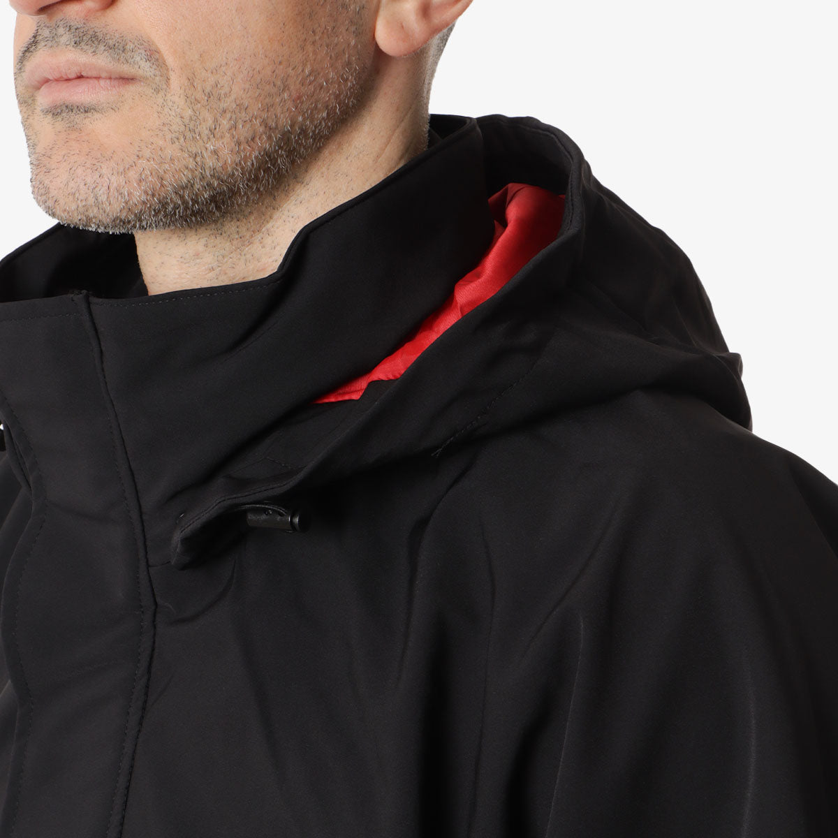 Pop Trading Company Popshell Jacket, Black, Detail Shot 3