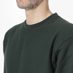 thumbnail Power Goods Super Weight Crewneck Sweatshirt, Forest Green, Detail Shot 2