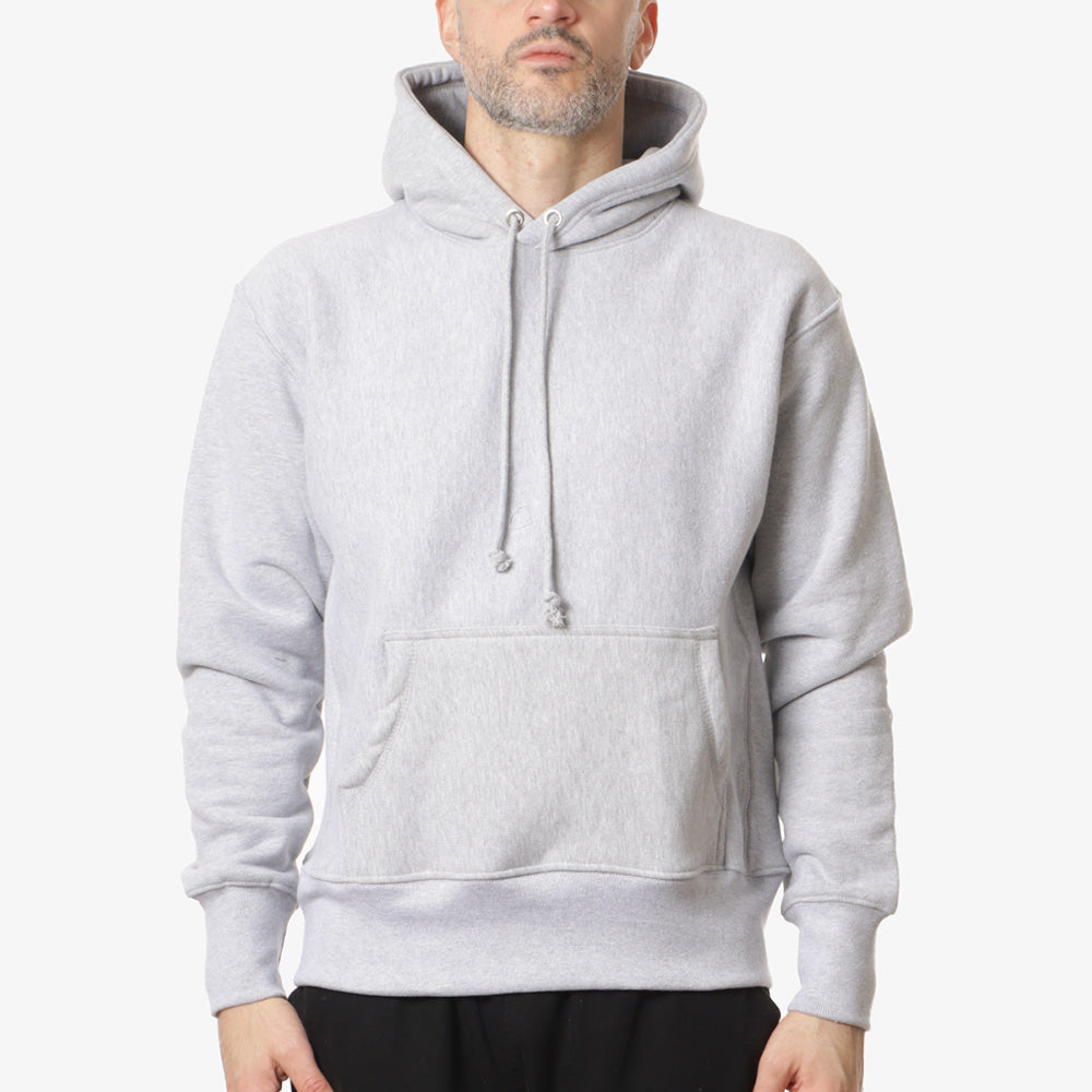 Power Goods Super Weight Hoodie, Heather Grey, Detail Shot 1