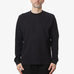 thumbnail Power Goods Thermal Waffle Long Sleeve T-Shirt, Black, Detail Shot 1