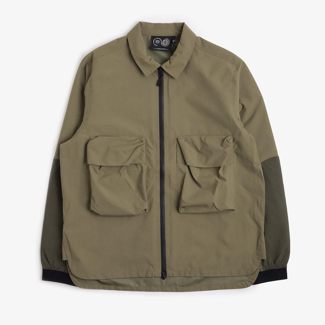 main Purple Mountain Observatory Climate Lightweight Jacket, Burnt Olive, Detail Shot 1