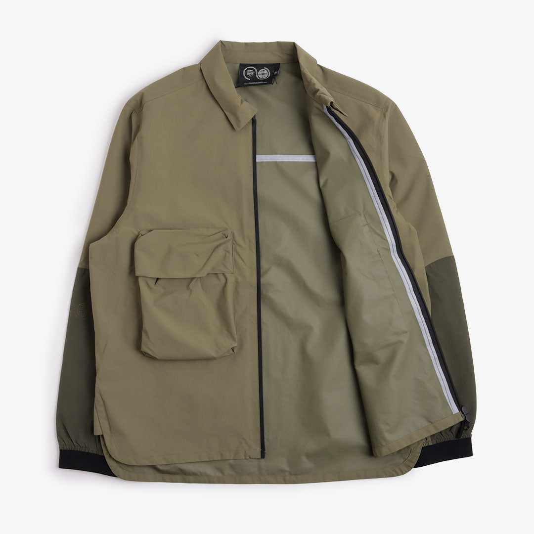 main Purple Mountain Observatory Climate Lightweight Jacket, Burnt Olive, Detail Shot 2