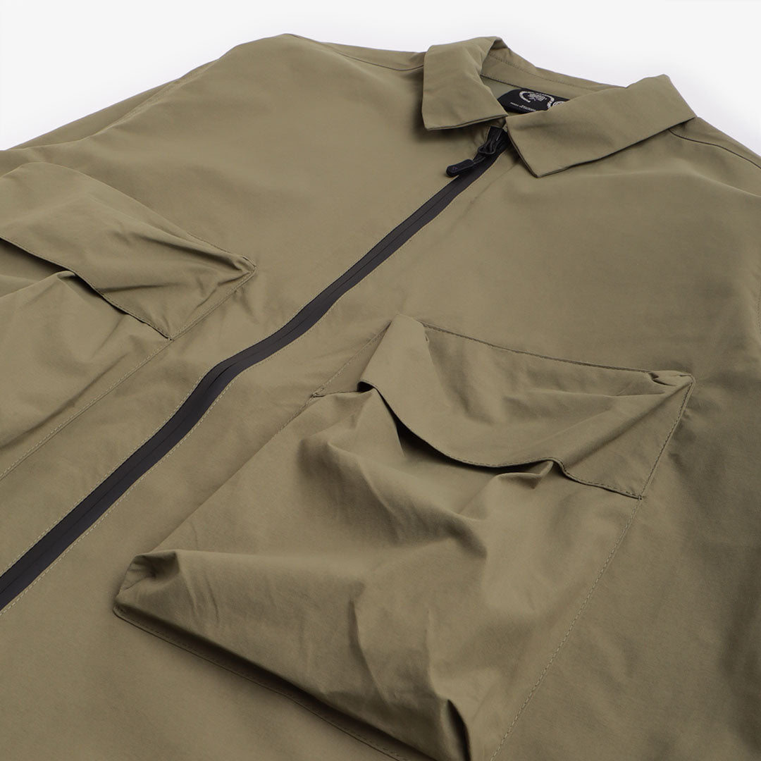 main Purple Mountain Observatory Climate Lightweight Jacket, Burnt Olive, Detail Shot 4