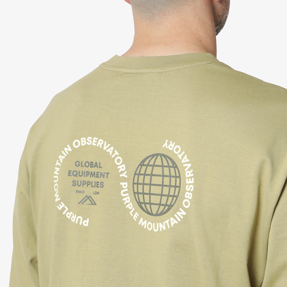 Purple Mountain Observatory Globe Logo Long Sleeve T-Shirt