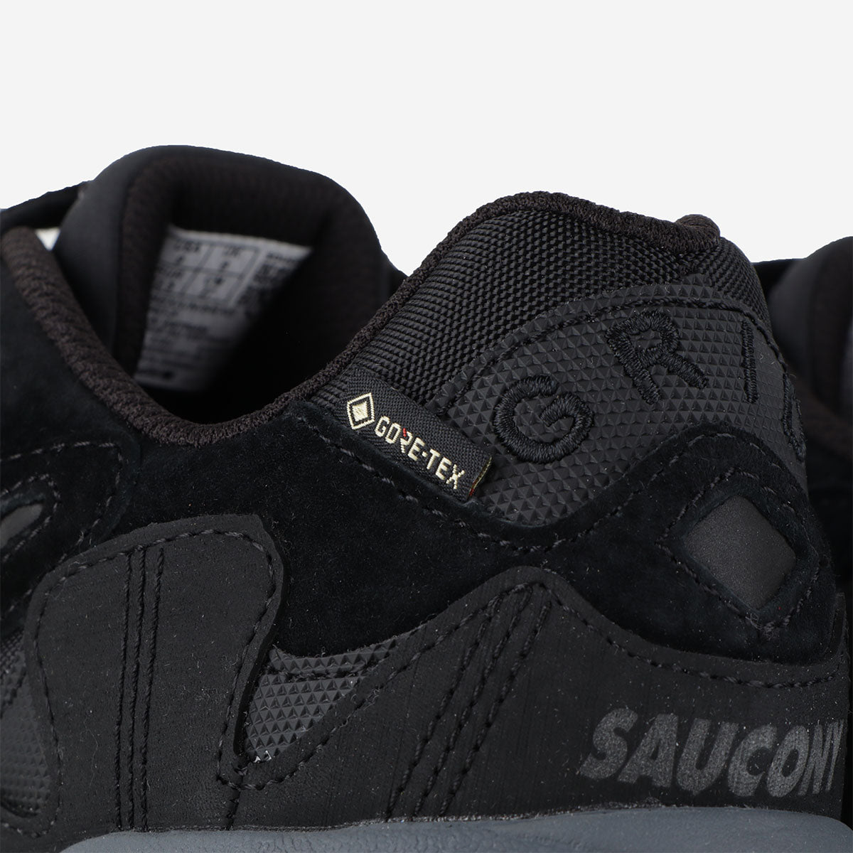 Saucony Grid Shadow 2 GTX Shoes, Black Black, Detail Shot 5