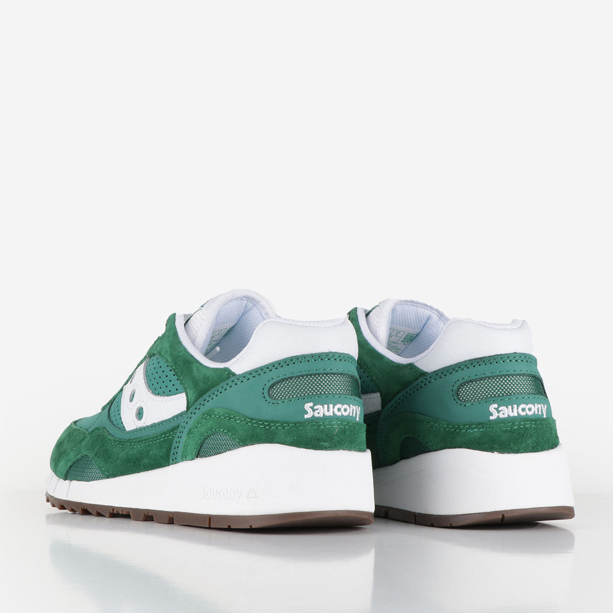 main Saucony Shadow 6000 Shoes, Green/White, Detail Shot 3