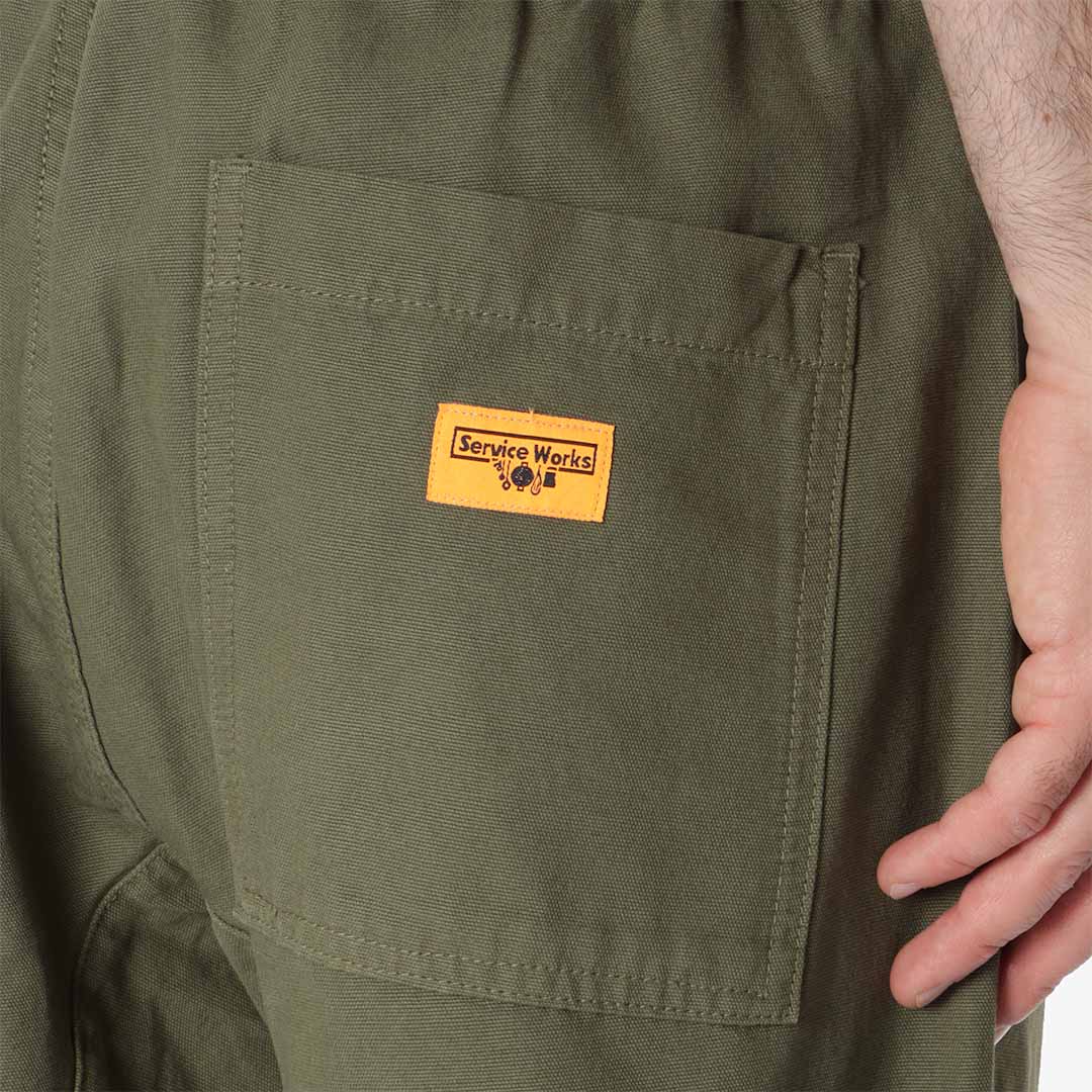 Service Works Classic Chef Pant, Olive, Detail Shot 4